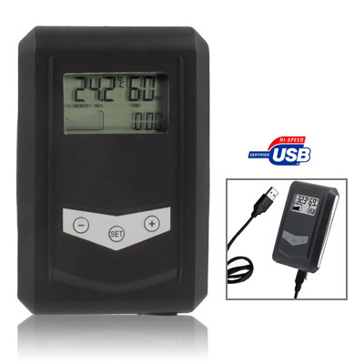 USB Temperature & Humidity Data Logger with Time / Date / Year